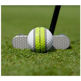 PGM golfbal 360 ° baan richtlijn bal streep 2-laags bal geschikt voor beginners oefenen binnen buiten golfbenodigdheden 240129