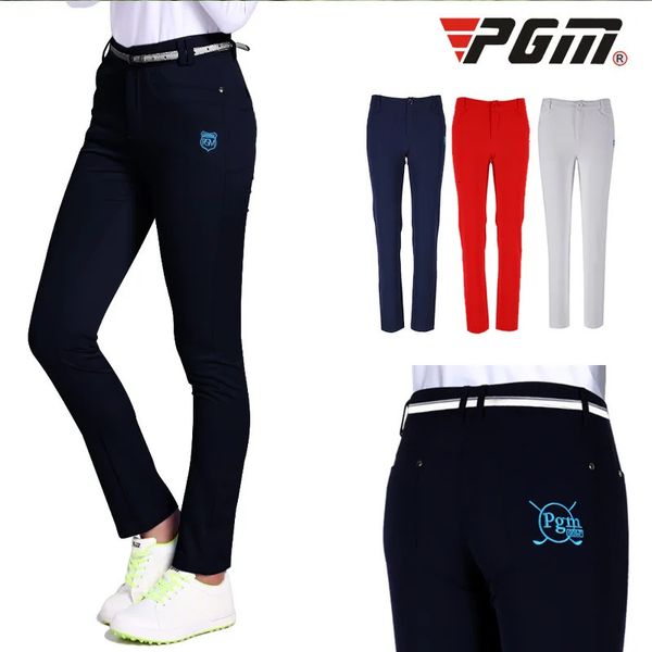 PGM pantalons de Golf femme haute élastique doux pantalon pour golfeur jouer balle de Golf dames vêtements printemps été pantalons de sport KUZ024 240111
