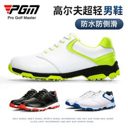 Chaussures de golf PGM chaussures de sport chaussures pour hommes chaussures antidérapantes imperméables pour hommes chaussures droites