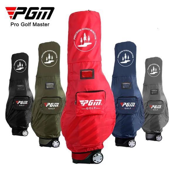 PGM Golf Télescopic Sac Rain Coat Couvercle Multi-fonction Couvre de protection des sacs de golf anti-UV avec fermeture éclair HKB011 231220