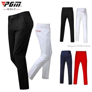 PGM High Elastic Men Pants Waterdichte golfbroeken Lente zomer Breathable sportbroeken voor echtgenoot Casual Sweatpant Plus Size 240412