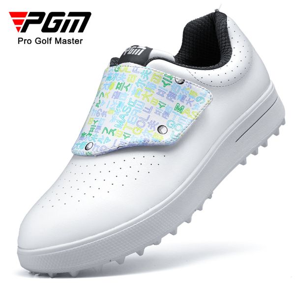 PGM enfants chaussures de golf imperméable antidérapant et résistant à l'usure baskets pour enfants garçons filles chaussures de sport XZ250