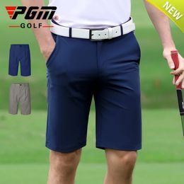 PGM Men de golf short d'été solide et pantalon respirant rafraîchissant confortable coton vêtements décontractés sports de gymnase kuz078 240401