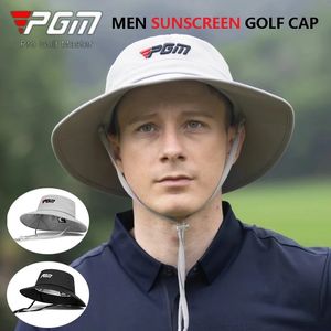 PGM hommes coupe-vent réglable casquette de Golf mâle respirant seau chapeau large bord absorbant la transpiration visière extérieure AntiUv 240116