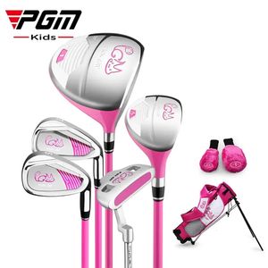 PGM Old Kids Golf Club Set 312 ans Childrens Girl débutants Training Wood Iron Swing Putter Sac Gift JRTG007 240425