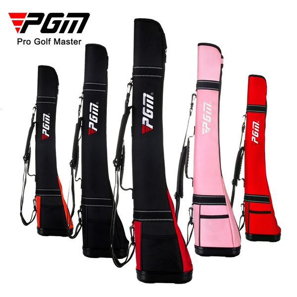 PGM Sac à pistolet de golf en nylon imperméable Protable Sac de golf pour 4 ~ 5pcs Golf Clubs Golf Light Golf Caddy Aviation Sac Qiab010 240401