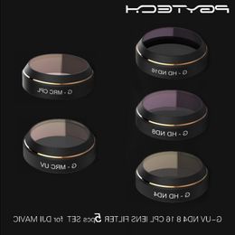 Freeshipping PGYTECH Lens 5 STKS Filters voor DJI MAVIC Pro Drone G-UV ND4 8 16 32 CPL HD Filter Accessoires gimbal Lens Filter Quadcopte Jgmv