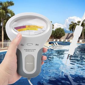 PH-mètres 2 en 1 dispositif de test de qualité de l'eau PC-102 testeur de PH pour piscine SPA testeur de chlore d'eau PH compteur de chlore CL2 mesure 231122