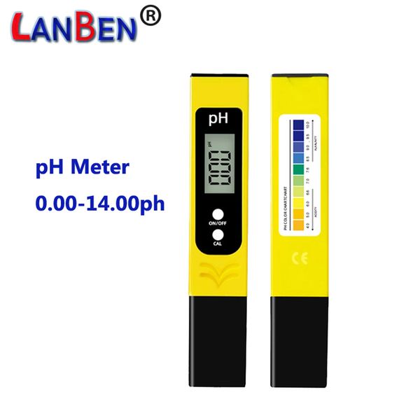 PH mètres pH-mètre portable numérique analyse de la qualité de l'eau testeur de pH pour aquarium eau potable avec batterie 230721