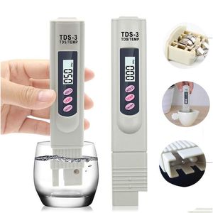 Ph METERS Digitale TDS Meter Monitor Temp PPM Tester Pen LCD Stick Water Zuiverheid Monitors Mini Filter Hydroponic Testers TDS3 6 Colros DHHD9