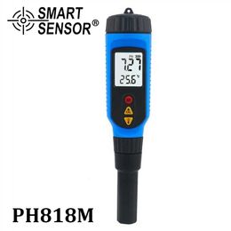 Misuratori PH Tester PH professionale per alimenti Misuratore portatile a penna Misuratore di pH Misuratore di alcalinità Carne Verdura Frutta Latticini Rilevamento temperatura pH 231017