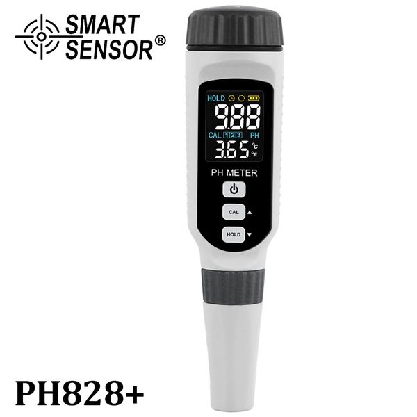 PH mètres professionnel Portable stylo Type PH mètre testeur de qualité de l'eau acidomètre pour aquarium acidimètre PH comprend 3.7V batterie au lithium 230728