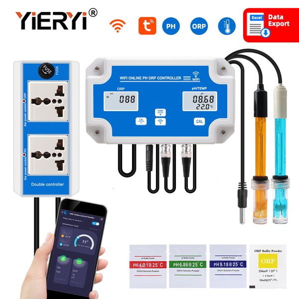 PH mètres Smart WIFI en ligne mètre PH ORP Temp Aquarium testeur de qualité de l'eau contrôleur de moniteur pour piscine Spa culture sans sol 230529