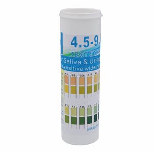 Tiras de prueba de pH Strips de pH Papel de fuego para la prueba alcalina ácida pH 4.5-9.0, 0-14, 1-14 Rango de medición total 10% de descuento