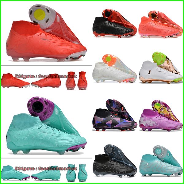 Phantom Luna Elite FG Chaussures de football Bottes Crampons pour hommes femmes enfants haut football de crampons scarpe calcio Fussballschuhe botas futbol Chaussures Firm Ground 01