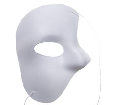 Phantom of the Opera Face Mask Halloween Kerstmis nieuwjaars feestkostuumkleding Make Up Fancy Kleed de meeste volwassenen White Phan9688075