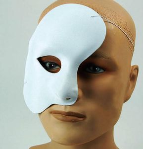 El Fantasma De La Ópera Máscara De Halloween, Navidad Y Año Nuevo Partido Ropa De Vestuario Maquillaje De Fantasía De Vestir - La Mayoría De Los Adultos Blanco Fantasma De La Máscara