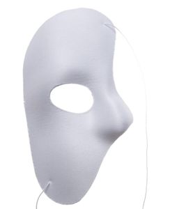 Phantom of the Opera Face Mask Halloween Kerstmis Nieuwjaar feestkostuumkleding Make Up Fancy Kleed de meeste volwassenen witte Phan4617201