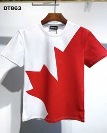 PHANTOM TURTLE Heren DSQ T-Shirts 2023SS Nieuwe Mens Designer T-shirt Parijs mode T-shirts Zomer Patroon T-shirt Mannelijke Top Kwaliteit 100% Katoen Top 1169