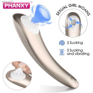 PHANXY Stimulateur Clitoris Aspiration Sex Toys pour Femmes Sexe Oral Langue Mamelon Vibrateur Clito Ventouse Clitoridien pour Couples Sexuales L230518