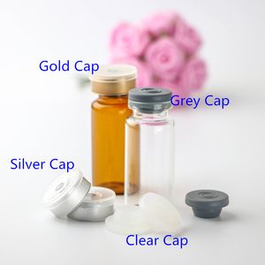 Farmaceutische kwaliteit 10 ml glazen geneeskunde flacon transparant bruin GB bajonet glazen fles 1 3 oz rauwe vloeibare flessen