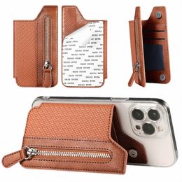 PHE Card Slot Holder Holder Wallet Case para celda Phe iPhe Samsung Huawei Xiaomi OPPO Vivo N8S9#