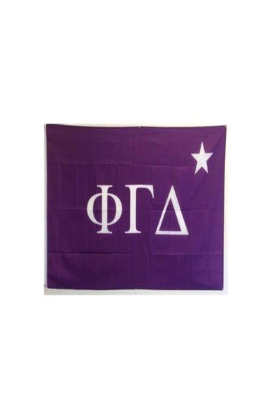 Bandera de Phi Gamma Delta FIJI, 3x5 pies, doble costura, alta calidad, suministro directo de fábrica, poliéster con ojales de latón 6147866