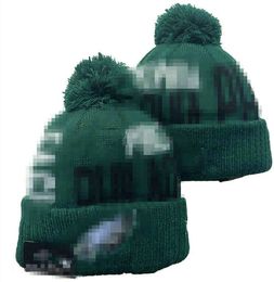 Philadelphia Eagles Bommelmützen Mützen Baseball Ball Caps 2023-24 Modedesigner Eimer Grobstrick Faux Pom Beanie Weihnachtsmütze A19