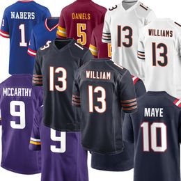 2024 Draft Jersey Men Women Youth Kids 13 Caleb Williams 5 Jayden Daniels 10 Drake Maye 18 Marvin Harrison Jr. 9 J.J.McCarthy 8 Malik Nabers 1 Rome Odunze voetbaljerseys