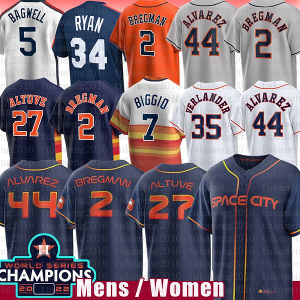 27 Jose Altuve Alex Bregman Houston Baseball Jersey Astros Yordan Alvarez Craig Biggio Kyle Tucker Justin Verlander Yuli Gurriel Jeremy Pena Jeff Bagwell McCormick