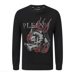 Philipe Plein herenkap sweatshirt Warm Dikke Sweatshirt Fashion Hip Hop Personality Skull Pullover Rhinestone Luxe hoodie Plein Hoodie 61