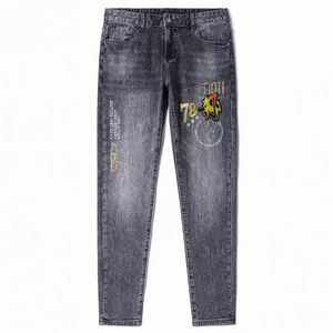 Philipe Plein Men's Jeans Luxury Brand Fashion Original Design Hip Hop Rock Moto Pantal