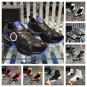 Philipp Plain Shoes Brand Designer de luxe Scarpe Classic Patchwork High Quality Comfort Trainers Original Plein Skulls PP Patter