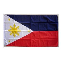 Filippijnse vlaggen Land Nationale vlaggen 3'x5'FT 100D Polyester Hot Sales Hoge kwaliteit met twee messing inkommen