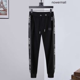 Philipps pp BEAR JOGGING BROEK STONES GOTHIC Heren Dames Broeken Sport Luxe Ontwerpers Joggingbroeken Trekkoord Joggers Paar Merkkleding 84190 Plein G89F