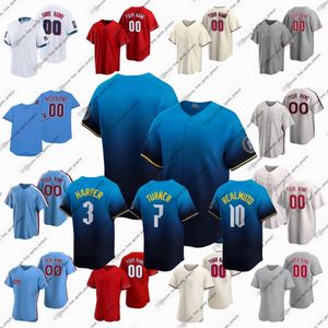 Phillies Harper Baseball Jersey Nola Schmidt Realmuto Schwarber Castellanos Wheeler Turner Hoskins Alvarado Suárez Dominguez Gregoriu Sports