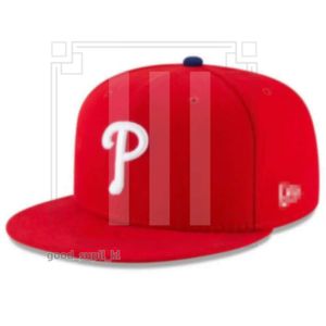 Phillies Jersey Cap Good Quality P Letter Designer Baseball Patekphilippe Cap Hiphop Sport Caps Men Women Verstelbare hoeden voor herenbotten Phillies Modehoed 193