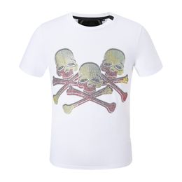 Phillip Plain Men Designer PP Skull Diamond T-shirt Korte mouw dollar bruine beren merk T-shirt high-kwaliteit schedels t-shirt T-shirts tops pp2067