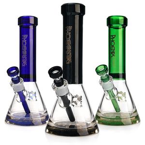 Phoenix Glazen Waterpijpen Waterpijpen Beker Bong Glazen Vaas Shisha 9mm Dikte Muur Super Zware Dikke Beker Bong 12'' Beaker Water Pipe Glass Water Bongs