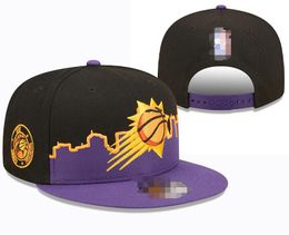 Phoenix''Suns''Ball Caps 2023-24 casquette de baseball unisexe chapeau snapback Finals Champions Locker Room 9FIFTY chapeau de soleil broderie printemps casquette d'été bonnets en gros a2