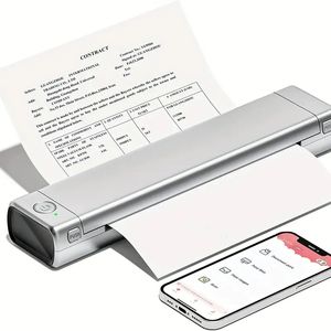 Imprimante thermique portable Phomemo M08F A4, prend en charge le papier thermique A4 8,26 