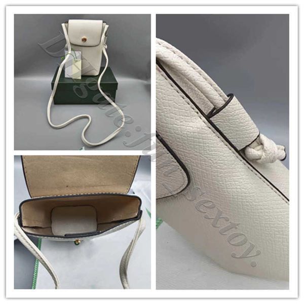 Teléfono y diseñador One Bolsos Unisex Móvil Bolsas altas Cuero genuino Calidad Hombro Casual Playa Versátil Bolsa de playa Crossbody Mini Capacidad Cartera cero