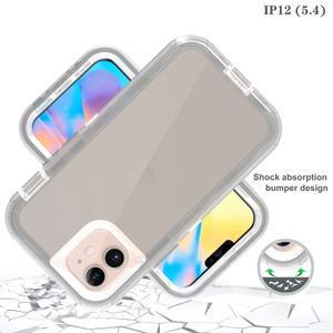 Coque de téléphone pour Iphone 12 Mini Pro Max, étui de protection transparent coloré à la mode