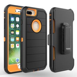 Coque de téléphone pour iPhone 15 14 Plus 13 12 11 X 8 7 6 Pro Max XR XS Max, robuste, résistante aux chocs, avec Clip de ceinture, béquille, Protection de qualité militaire, couverture de défenseur