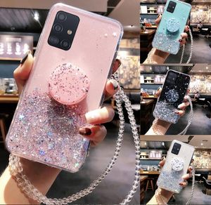Phone Case For Samsung Galaxy S20 Ultra A51 A81 A71 A91 A10 A20 A30 A30S A50 A70 Bling Glitter Case