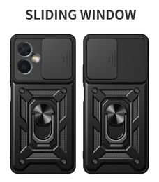 Telefoonhoes voor Xiaomi 13 Pro met houderstandaard Redmi Note 12Pro 10 10 Prime Note11 Pro 10T 10S Camera Protection Mobile Covers Compatible of Poco M3 M4 5G F3 X3