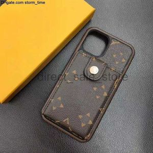 Telefoonkaten Designer iPhone 15 14 13 Pro Max Lu Luxury lederen kaart Slot Purse 18 17 16 15Pro 14Pro 13Pro 12Pro 11Pro 12 11 X XS XR 8 7 Case