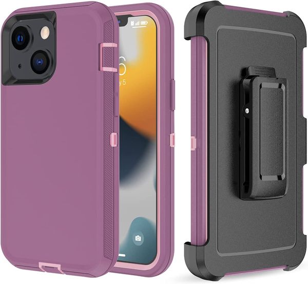 Fundas para teléfonos móviles para iPhone 15 14 13 12 11 Pro Max Plus X XS MAX XR 8 7 Plus Defender con funda Clip para cinturón Función protectora a prueba de caídas Funda a prueba de golpes para hombres