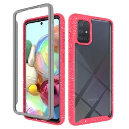 Telefoonhoesjes voor Motorola E6S G60S E7 G Power Stylus Play Pure G31 G71 G51 E20 G200 G22 Eén 5G ACE met PCTPU 2-laags schokabsorptie Absorptiebumper Design Druppive Covertive Cover