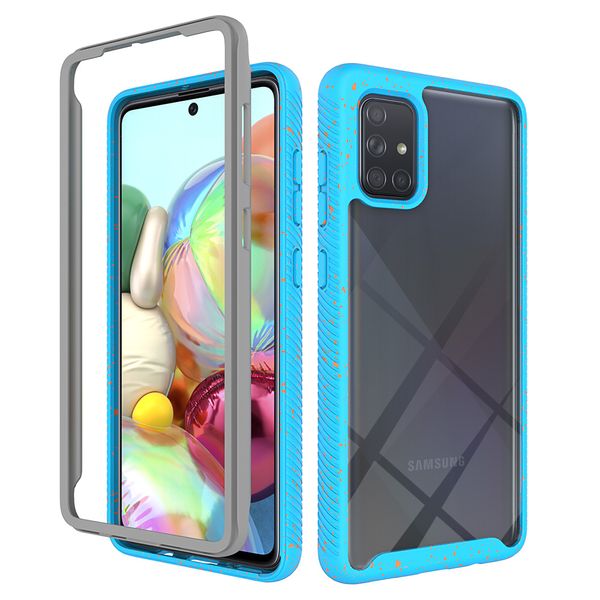 Cajas del teléfono para Motorola G30 G60 G50 EDGE S / G100 20 PRO LITE E7I POWER con PCTPU 2-Layer Absorción de golpes Diseño de parachoques Cubierta protectora contra caídas